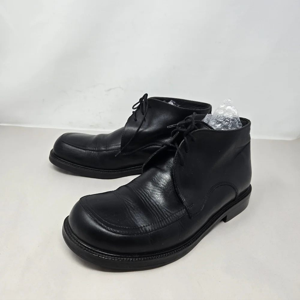 Footprints By Birkenstock Mens 41=8 To 8.5 Cornwall Chukka Boots Black Leather